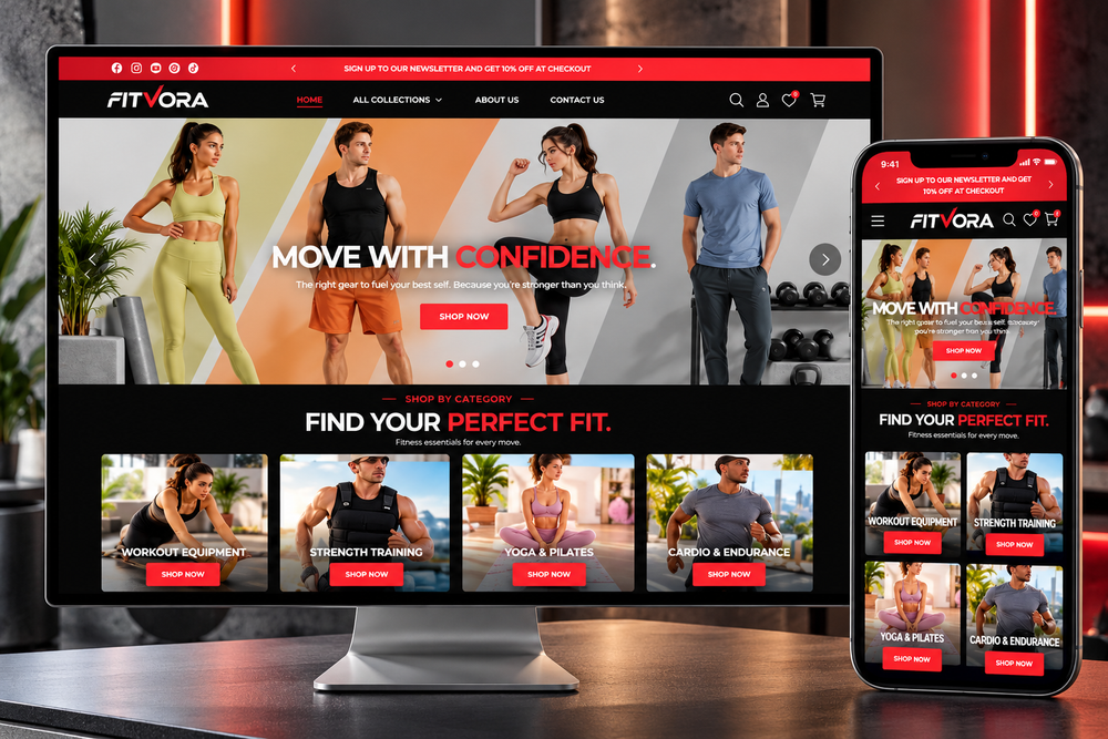 Ready-to-Sell Automated Dropshipping Store (Fitness Niche)