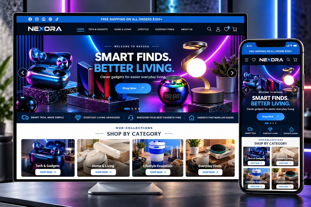 Ready-to-Sell Automated Dropshipping Store (Essential Gadgets Niche)