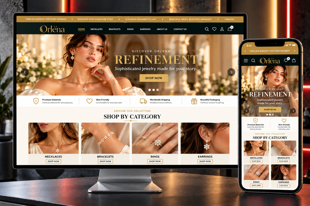 Ready-to-Sell Automated Dropshipping Store (Jewelry Niche)