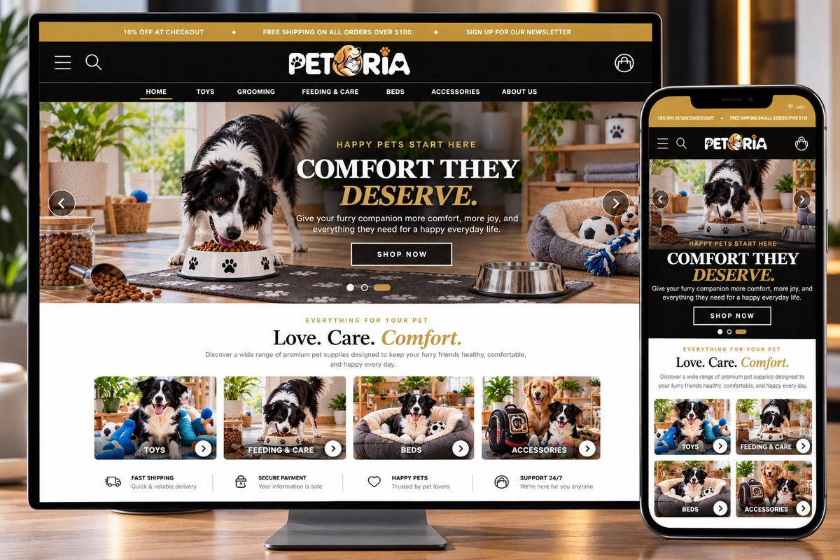 Ready-to-Sell Automated Dropshipping Store (Pet Niche)