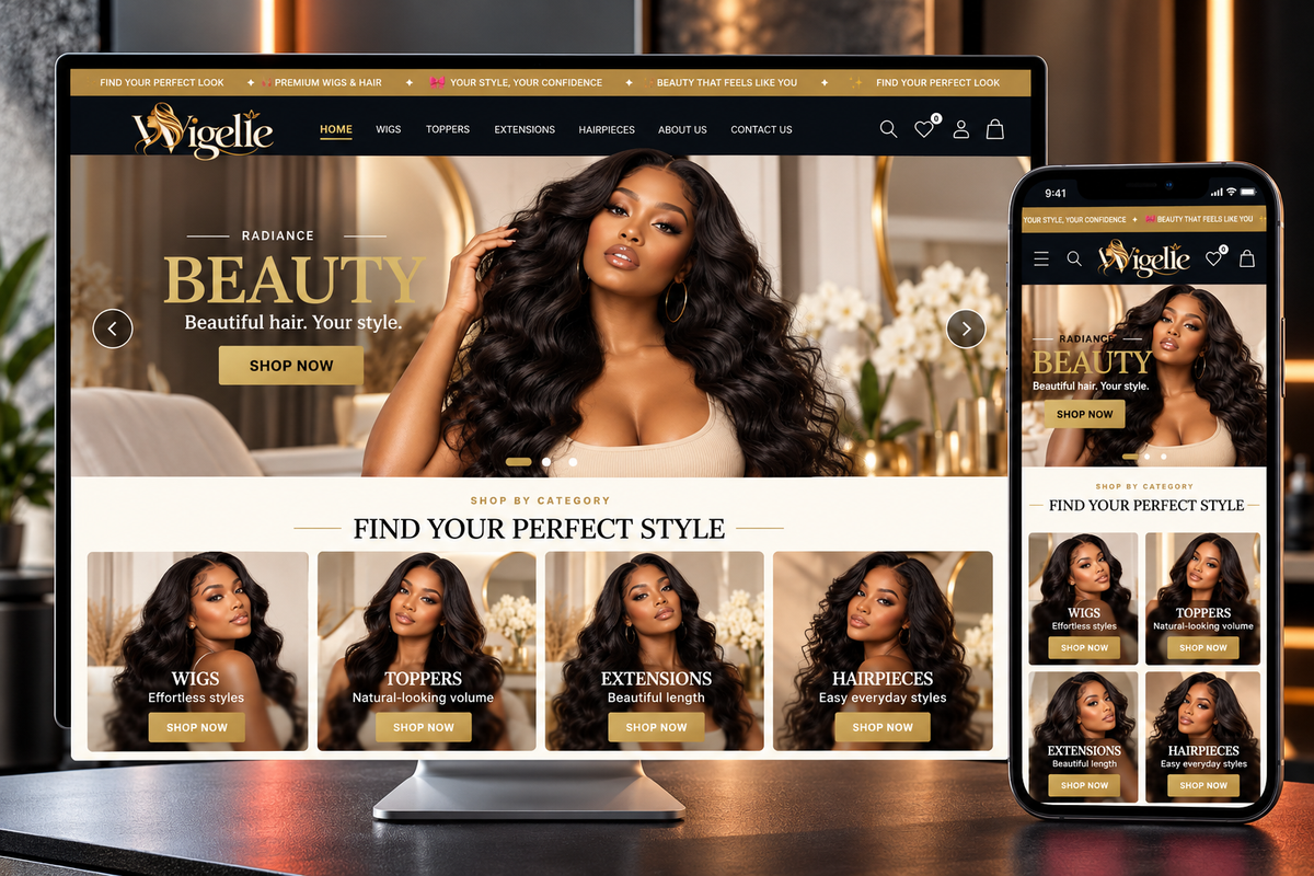 Ready-to-Sell Automated Dropshipping Store (Wigs Niche)